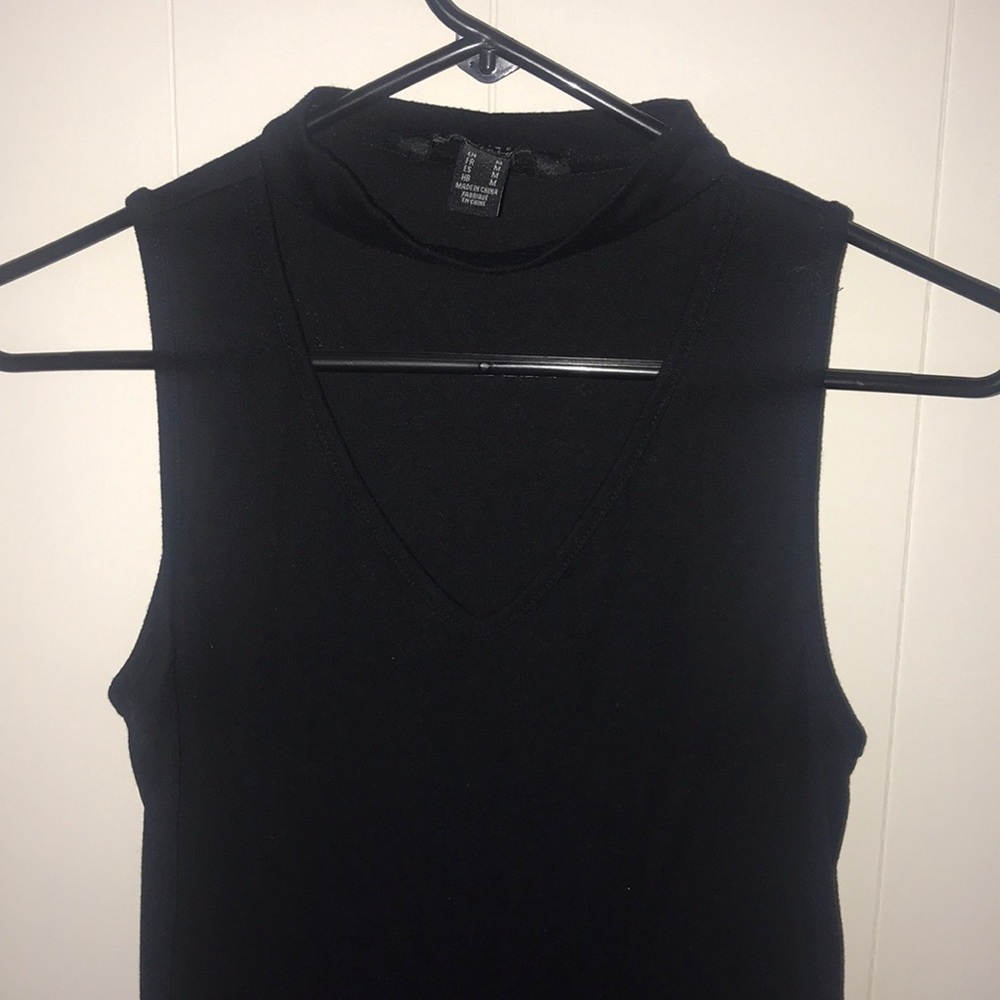 Tight black dress!